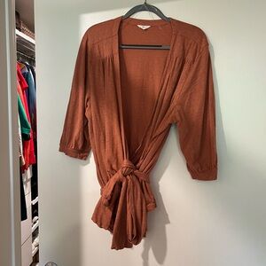 Caslon wrap top plus size 3x